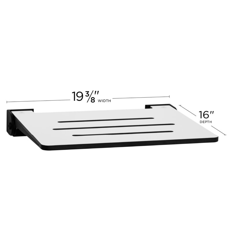 Seachrome SlimLine Folding Shower Bench Seat Wayfair